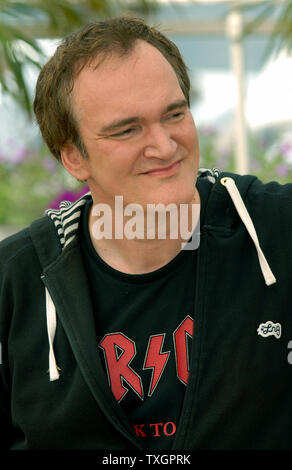 Il Direttore Quentin Tarantino assiste una foto chiamata per 'Death prova Sulla Terrasse Riviera al sessantesimo Cannes Film Festival di Cannes, Francia il 22 maggio 2007. (UPI foto/Christine masticare) Foto Stock