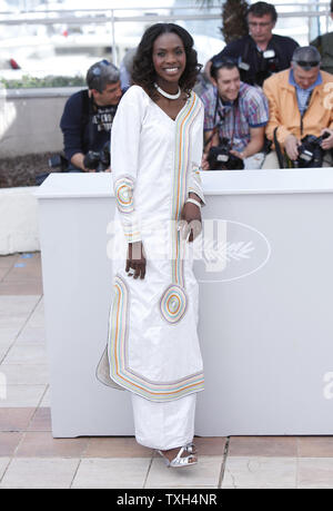 Diaryatou Daff arriva a un photocall per il film 'Biutiful' alla 63a edizione annuale internazionale di Cannes Film Festival di Cannes, Francia il 17 maggio 2010. UPI/David Silpa Foto Stock