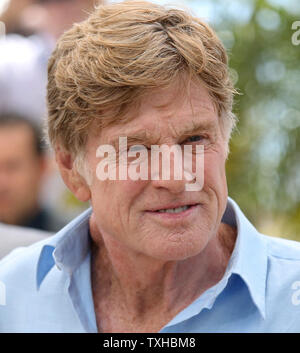 Robert Redford arriva a una foto chiamata per il film "tutto è perduto' durante la 66annuale internazionale di Cannes Film Festival di Cannes, Francia il 22 maggio 2013. UPI/David Silpa Foto Stock