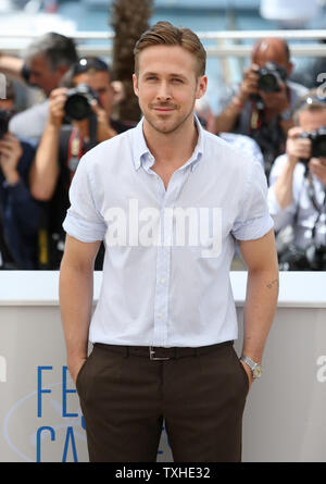 Ryan Gosling arriva a una foto chiamata per il film 'Lost River' durante la 67th annuale internazionale di Cannes Film Festival di Cannes, Francia il 20 maggio 2014. UPI/David Silpa Foto Stock