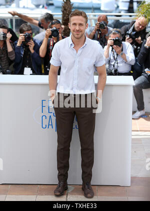 Ryan Gosling arriva a una foto chiamata per il film 'Lost River' durante la 67th annuale internazionale di Cannes Film Festival di Cannes, Francia il 20 maggio 2014. UPI/David Silpa Foto Stock