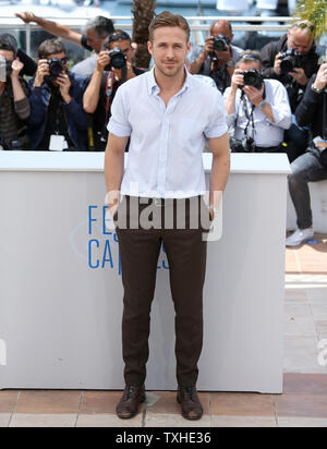 Ryan Gosling arriva a una foto chiamata per il film 'Lost River' durante la 67th annuale internazionale di Cannes Film Festival di Cannes, Francia il 20 maggio 2014. UPI/David Silpa Foto Stock