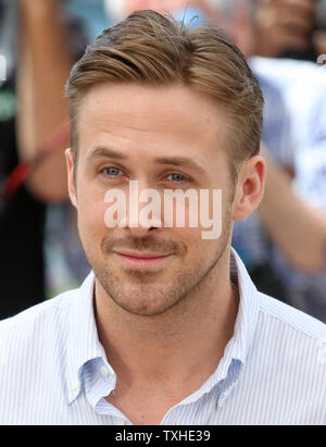 Ryan Gosling arriva a una foto chiamata per il film 'Lost River' durante la 67th annuale internazionale di Cannes Film Festival di Cannes, Francia il 20 maggio 2014. UPI/David Silpa Foto Stock