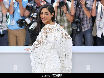 Golshifteh Farahani arriva a un photocall per il film "Paterson' durante la sessantanovesima annuale internazionale di Cannes Film Festival di Cannes, Francia il 16 maggio 2016. Foto di David Silpa/UPI Foto Stock