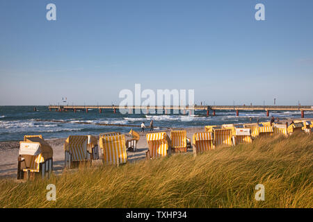 Geografia / viaggio, Germania, Meclemburgo-Pomerania occidentale, spiaggia nel Mar Baltico spa Zingst, peninsul, diritti aggiuntivi-clearance-Info-non-disponibile Foto Stock