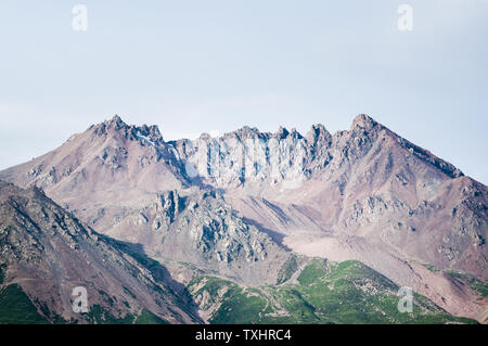 Il paesaggio naturale di montagna Zhuoer Nel Qinghai Foto Stock