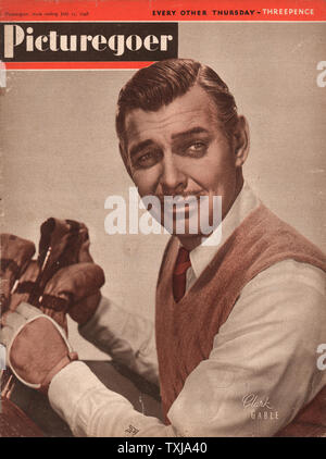 1948 Picturegoer magazine pagina anteriore Clarke Gable Foto Stock