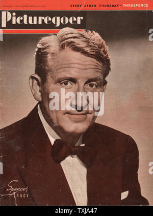 1948 Picturegoer magazine pagina anteriore l'attore Spencer Tracy Foto Stock