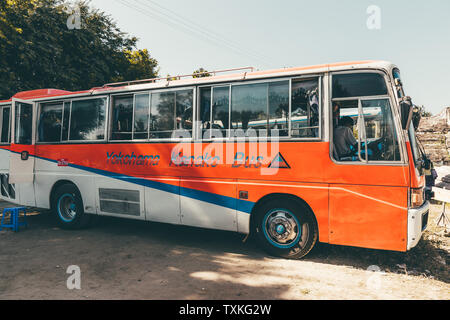 Street umanistiche in Myanmar Foto Stock