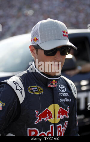 Race Driver auto Kasey Kahne prima della NASCAR Coca-Cola 600 gara a Charlotte Motor Speedway in concordia, Carolina del Nord il 29 maggio 2011. UPI/nellâ Redmond . Foto Stock