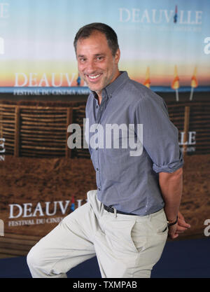 Eric Mendelsohn arriva a un photocall per il film "3 cortili' durante la trentaseiesima American Film Festival di Deauville a Deauville, Francia il 7 settembre 2010. UPI/David Silpa Foto Stock