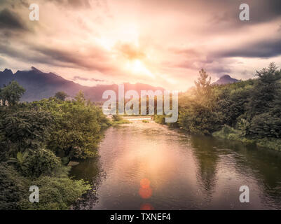 Fotografato in Xiangyu Forest Park, Qinling Foto Stock