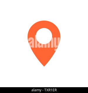 Destinazione icona vettore. Mappa icona del puntatore. Illustrazione Vettoriale per il web design e mobile app Illustrazione Vettoriale