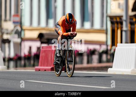 Il 25 giugno 2019 a Minsk, Bielorussia European Games 2019 Ciclismo - Strada:Chantal Blaak Foto Stock