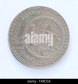 Messico 20 pesos Coin - 1980 Foto Stock