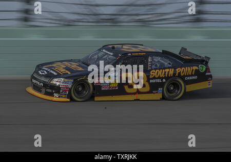 NASCAR Nationwide Series, campionato racer, Brendan Gaughan, pratiche al Homestead-Miami Speedway a Homestead, Florida il 16 novembre 2012. .UPI/Joe Marino-Bill Cantrell Foto Stock