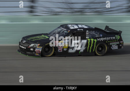 NASCAR Nationwide Series, campionato racer, Kyle Busch, pratiche al Homestead-Miami Speedway a Homestead, Florida il 16 novembre 2012. .UPI/Joe Marino-Bill Cantrell Foto Stock
