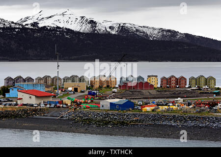 Homer Spit, Alaska, STATI UNITI D'AMERICA Foto Stock