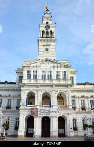 Town Hall, Arad, Romania Foto Stock