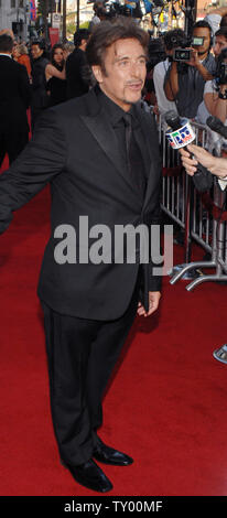 Attore Al Pacino arriva a la nastratura della American Film Institute's Life Achievement Award gala dove fu onorato con la trentacinquesima AFI Lifetime Achievement Award a Los Angeles il 7 giugno 2007. (UPI foto/Jim Ruymen) Foto Stock