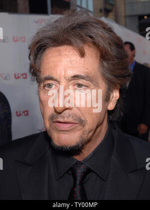 Attore Al Pacino arriva a la nastratura della American Film Institute's Life Achievement Award gala dove fu onorato con la trentacinquesima AFI Lifetime Achievement Award a Los Angeles il 7 giugno 2007. (UPI foto/Jim Ruymen) Foto Stock