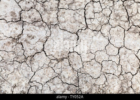 Incrinato deserto secco sullo sfondo del suolo Foto Stock