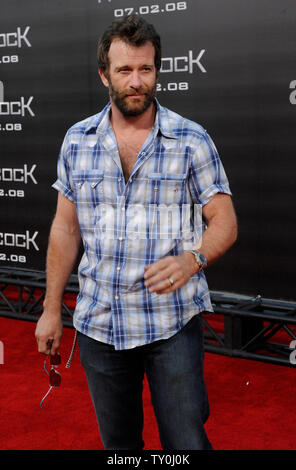 Thomas Jane assiste la premiere del motion picture fantasy avventura 'Hancock", a Grauman's Chinese Theater nella sezione di Hollywood di Los Angeles il 30 giugno 2008. (UPI foto/Jim Ruymen) Foto Stock