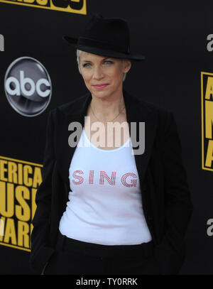 Il cantante Annie Lennox arriva a 2008 American Music Awards a Los Angeles il 23 novembre 2008. (UPI foto/Jim Ruymen) Foto Stock