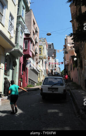 Quartiere di Sultanahmet di Istanbul Foto Stock