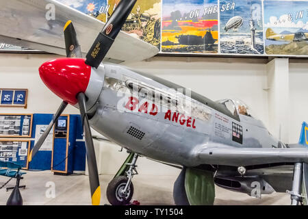 P - 51D Mustang Foto Stock