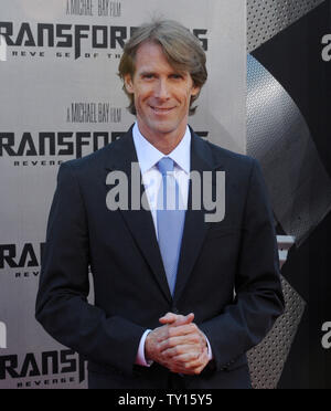 Michael Bay, che ha diretto la sci-fi motion picture 'Transformers: La vendetta del caduto' assiste la premiere del film a Los Angeles il 22 giugno 2009. (UPI foto/Jim Ruymen) Foto Stock