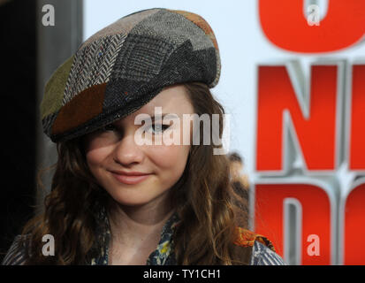 L'attrice Madeline Carroll, un membro del cast in motion picture commedia "Spy Next Door', assiste la premiere del film al Grove a Los Angeles il 9 gennaio 2010. UPI/Jim Ruymen Foto Stock