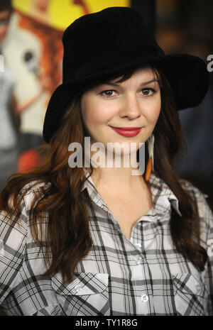 L'attrice Amber Tamblyn assiste la premiere della Dreamworks film animato 'Megamind' nella sezione di Hollywood di Los Angeles il 30 ottobre 2010. UPI/Fil McCarten Foto Stock