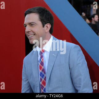 Ed Helms, un membro del cast in motion picture commedia "la sbornia Parte II", arriva per la premiere del film in corrispondenza di Grauman's Chinese Theater nella sezione di Hollywood di Los Angeles il 19 maggio 2011. UPI/Jim Ruymen Foto Stock