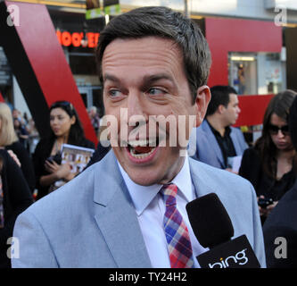 Ed Helms, un membro del cast in motion picture commedia "la sbornia Parte II", arriva per la premiere del film in corrispondenza di Grauman's Chinese Theater nella sezione di Hollywood di Los Angeles il 19 maggio 2011. UPI/Jim Ruymen Foto Stock