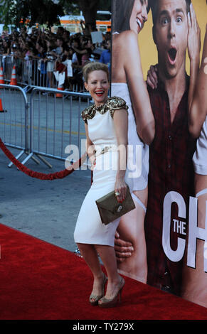 Leslie Mann, un membro del cast in motion picture commedia "l' Change-Up, arriva per la premiere del film al Village Theatre di Los Angeles il 1 agosto 2011. UPI/Jim Ruymen Foto Stock