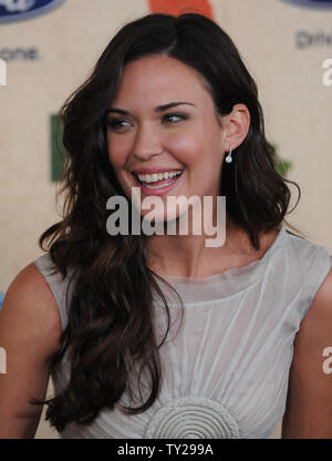 L'attrice Odette Annable, un membro del cast sulla serie televisiva "casa", assiste Fox in autunno Eco-Casino party presso la legatoria di Culver City, California, il 12 settembre 2011. UPI/Jim Ruymen Foto Stock