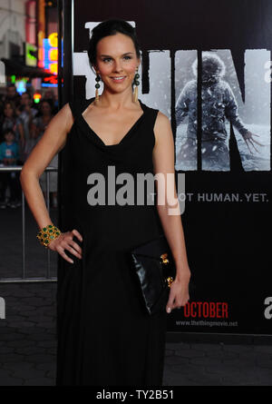 L'attrice Kim Bubbs, un membro del cast in sci-fi thriller motion