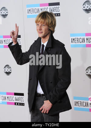 Attore Gabriel Mann arriva al trentanovesimo American Music Awards presso il Nokia Theatre di Los Angeles il 20 novembre 2011. UPI/Jim Ruymen Foto Stock