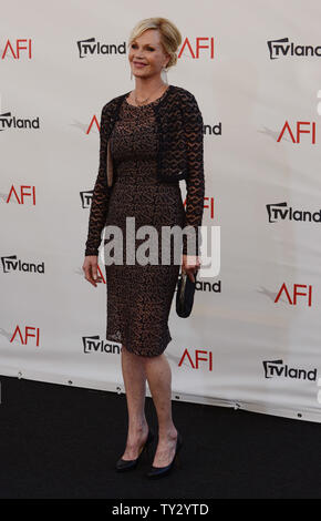 L'attrice Melanie Griffith arriva per TV Land presenta: l'AFI Life Achievement Awards onorando attrice Shirley MacLaine presso Sony Studios di Culver City in California il 7 giugno 2012.. UPI/Jim Ruymen Foto Stock