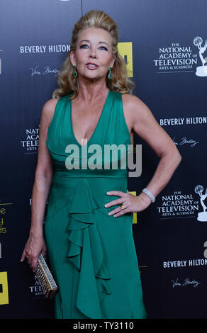 L'attrice Melody Thomas Scott assiste il trentanovesimo Giorno annuale Emmy Awards di Beverly Hills, la California il 23 giugno 2012. UPI/Jim Ruymen Foto Stock