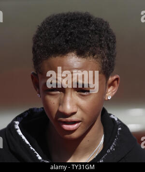 Attore Jaden Smith arriva per la scommessa Awards 12 presso lo Shrine Auditorium di Los Angeles il 1 luglio 2012. UPI/Jonathan Alcorn Foto Stock