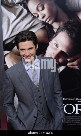 Ben Barnes, un membro del cast in motion picture il dramma romantico " le parole ", assiste la premiere del film al Arclight Glossari Affini Cupola della sezione di Hollywood di Los Angeles il 4 agosto 2012. UPI/Jim Ruymen Foto Stock