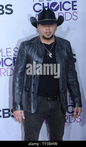 Il cantante Jason Aldean assiste il People's Choice Awards 2013 presso il Nokia Theatre di Los Angeles Vive a Los Angeles il 9 gennaio 2013. UPI/Jim Ruymen Foto Stock