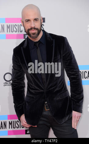 Artista di registrazione Chris Daughtry arriva per la quarantunesima edizione annuale degli American Music Awards che si è tenuto presso il Nokia Theatre di Los Angeles Vive a Los Angeles il 24 novembre 2013. UPI/Fil McCarten Foto Stock