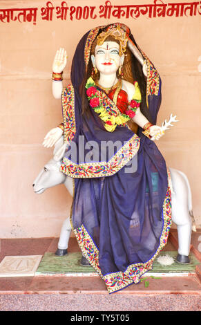 Hind divinità: Signore Shiva, Rama, Krishna Durga, nove divinità Foto Stock