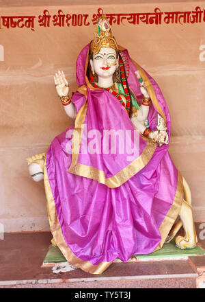 Hind divinità: Signore Shiva, Rama, Krishna Durga, nove divinità Foto Stock