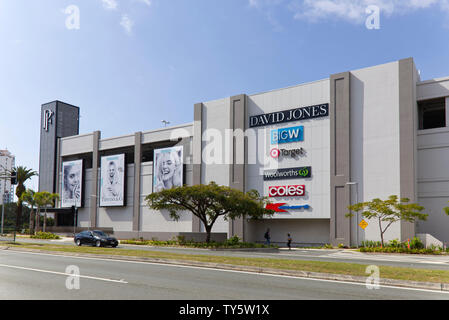 Pacific Fair Shopping Centre di uno dei più grandi centri shopping in Australia situato a Broadbeach Gold Coast di Queensland in Australia Foto Stock