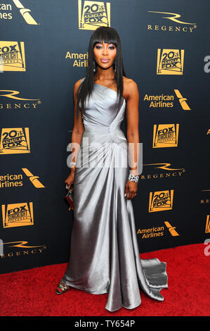 Model Naomi Campbell assiste il ventesimo secolo Fox Academy Awards dopo essere partito all'Hollywood Athletic Club a Los Angeles il 28 febbraio 2016. Foto di Michael Owen Baker/UPI Foto Stock