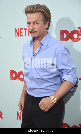 Membro del cast David Spade assiste la premiere del 'Do-Over" tenutasi presso il Regal la Live a Los Angeles il 16 maggio 2016. Foto di Phil McCarten/UPI Foto Stock